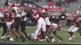 Dutchtown vs Warner Robins 2022 Georgia high school football highlights Week 5 [upl. by Nameloc]