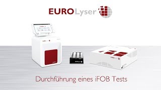 Durchführung eines iFOB Tests auf dem Eurolyser CUBES [upl. by Farly]