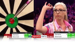 Fallon Sherrock makes history with sublime 170 finish  Grand Slam of Darts [upl. by Einittirb]