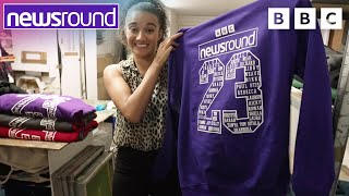 How Are School Leavers Hoodies Made  Newsround [upl. by Delogu]