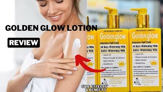 Golden Glow Lotion Review  Side Effects  Benefits  How To Use  goldenglow [upl. by Mahoney]