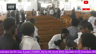 Cérémonie funéraire de Fr Luc Louis CHERY [upl. by Nuris]