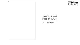 SYNALAR GEL Pack of 60G 1 3279882 [upl. by Iror]