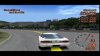 Gran Turismo 2  License Test B7 GameplayDuckstation [upl. by Kcirret]