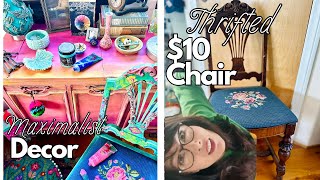 Maximalist Decorating  Thrift Store Decor [upl. by Toddie]