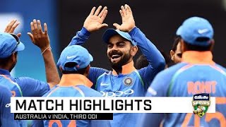 Dhoni India seal tense ODI series win  Third Gillette ODI [upl. by Tavie90]