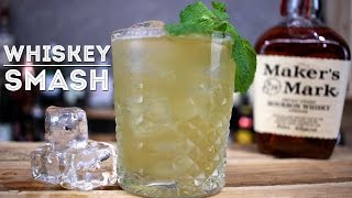 Whiskey Smash Cocktail Recipe [upl. by Erialc]