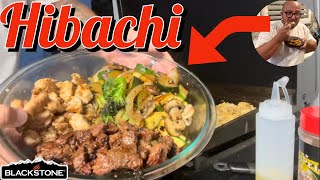 How To Cook Hibachi On Blackstone Griddle  Hibachi Recipe  Blackstone BlackstoneGriddles [upl. by Mutat37]