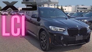 2022 BMW X3 xDrive30i LCI Carbon Black Metallic w M Sport Package [upl. by Amelina]