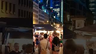 Frankfurter Weinfest 🍇🍷Rheingauer Markt auf der Fressgasse live festival wine shorts frankfurt [upl. by Mathilde]