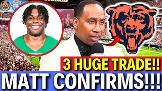 💥 HUGE DEAL ANNOUNCED 3 STARS JOINING THE BEARS CHICAGO BEARS NEWS [upl. by Chasse854]