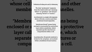 Prokaryote Prokaryote ProkaryoteDefinition ProkaryoteMeaning Etymology Organisms science [upl. by Aizatsana384]