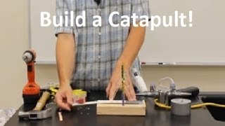 homemade catapult [upl. by Ainniz]