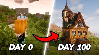 I Survived 100 Days of Minecraft in Terralith  Heres What I Did [upl. by Palila843]