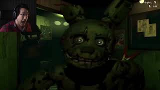 Markiplier Fnaf 1  4 jumpscare compilation [upl. by Dnalel]