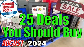 Harbor Freight Top 25 Things to Buy During the Parking Lot Sale in August [upl. by Vivle]