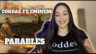 Cordae  Parables Remix FT Eminem  REACTION [upl. by Ryon]