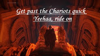 Survive Gelmir Heros Grave Chariots How to get past both quickly  Elden Ring [upl. by Einwat732]