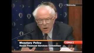 Bernie Sanders Alan Greenspan and Ron Paul  Monetary Policy 02272002 [upl. by Sissy]