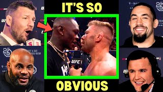 UFC Fighters quotPredictquot Israel Adesanya vs Dricus Du Plessis  UFC 305 [upl. by Ennovoj]