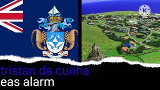 tristan da cunha eas alarm uk territory [upl. by Nnaaihtnyc]