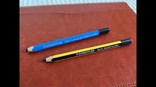 Staedtler Norris Digital Jumbo and Staedtler Mars Digital Jumbo  An EMR Pen Comparison Video [upl. by Nafis]