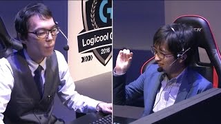 eyes VS Revol 1v1 エキシビション【Logicool G CUP 2016】 [upl. by Leiuqese]