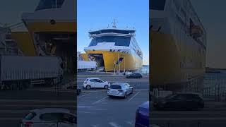 Embarquement En Cours Bastia Toulon Sur Le Bateau Corsica Ferries  les vacances et les voyages [upl. by Quince]