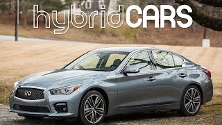 2015 Infiniti Q50s Hybrid Review  HybridCarscom [upl. by Quiteri]