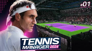 Tennis Manager 2024 Career Mode  The Journey Begins 1 [upl. by Kerianne877]