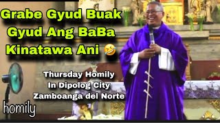 February 29 2024 😂MaBuak Ang BaBa Kinatawa Ani Nga Homily 🤣  Fr Ciano Ubod [upl. by Allerym261]