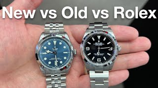 New 2023 TUDOR Black Bay 36  New vs Old vs ROLEX Explorer BB36 HandsOn Review [upl. by Northway]