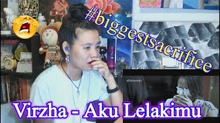 Virzha  Aku Lelakimu REACTION [upl. by Sherye]