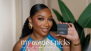 August Makeup Picks One Size Huda Beauty Haus Labs Patrick Ta Ami Colé  Tamara Renaye [upl. by Akirehs]