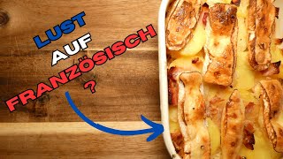 Französischer Kartoffelauflauf mit Camembert leckere einfache leichte Küche [upl. by Sholley]