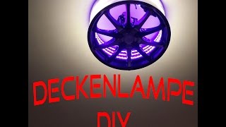 Deckenbeleuchnung aus einer Felge LED RIM Selber bauen DIY [upl. by Cimbura220]