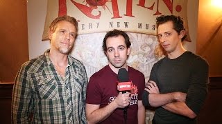 SOMETHING ROTTEN Stars Adam Pascal Rob McClure amp Josh Grisetti on Leading the National Tour [upl. by Sexton]