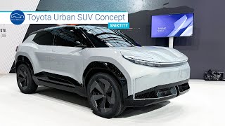 Sniktitt  Toyota Urban SUV Concept  kommer 2024 [upl. by Nnyladnarb]