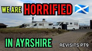 HORRIFIED IN AYRSHIRE SCOTLAND REVISITS PT 9 BALLANTRAE AND GIRVAN SCOTLAND VANLIFE POLLUTION [upl. by Kcirej]