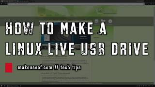 How to make a Linux Live USB drive [upl. by Ahsaet]