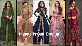 New fancy frock design 2024 for wedding  partywear wedding fancy dress design  2024 collection [upl. by Ricca185]