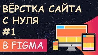 Верстка сайта с нуля из Figma для начинающих 1 [upl. by Eirhtug997]