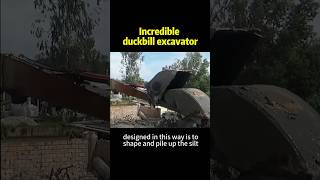 Incredible duckbill excavatorshortvideo knowledge shorts [upl. by Nigel]