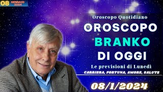 Oroscopo di Branko di oggi 812024  Le previsioni segno per segno [upl. by Naie]