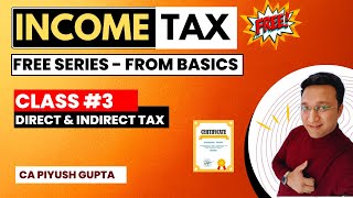 L3 Free Income Tax Full Course In Hindi  Income Tax Certificate Course  Direct vs Indirect Tax [upl. by Bevon611]