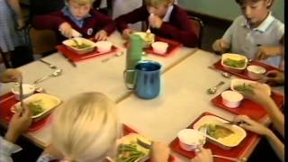 THAMES NEWS 22785 MERTON SCHOOL MEALS PRIVATISED SERVICE ATTACK THE QUALITY [upl. by Aiynat]