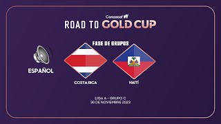 Costa Rica vs Haití  Clasificatoria Copa Oro Concacaf W 2024 [upl. by Shelton489]