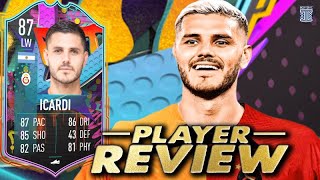 87 OUT OF POSITION ICARDI PLAYER REVIEW SBC META  FIFA 23 ULTIMATE TEAM [upl. by Laet]