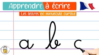 Apprendre À Écrire Les Lettres De LAlphabet En Minuscule Cursive  Apprendre À Tracer Les Lettres [upl. by Cairistiona]