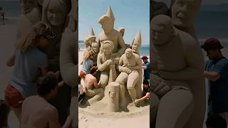 sandskulpturenSand sculpturesshortsvideo [upl. by Klemens]